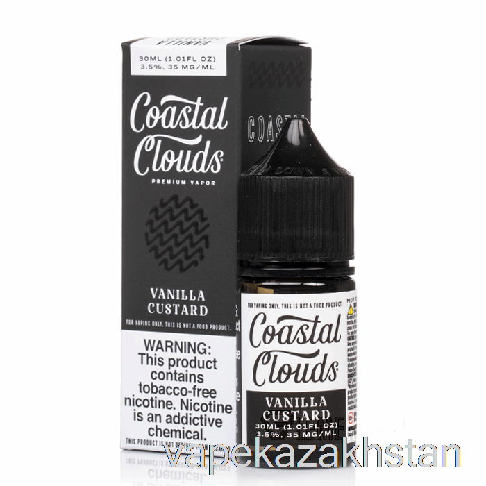 Vape Disposable Vanilla Custard - Coastal SALTS - 30mL 35mg